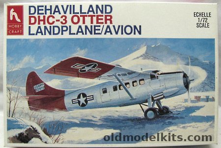 Hobby Craft 1/72 De Havilland DHC-3 Otter - USAF Arctic Supply or RCAF 411 Sq. CRB Downsview, HC1396 plastic model kit